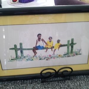 Kids at Play..Custom framed Picture
